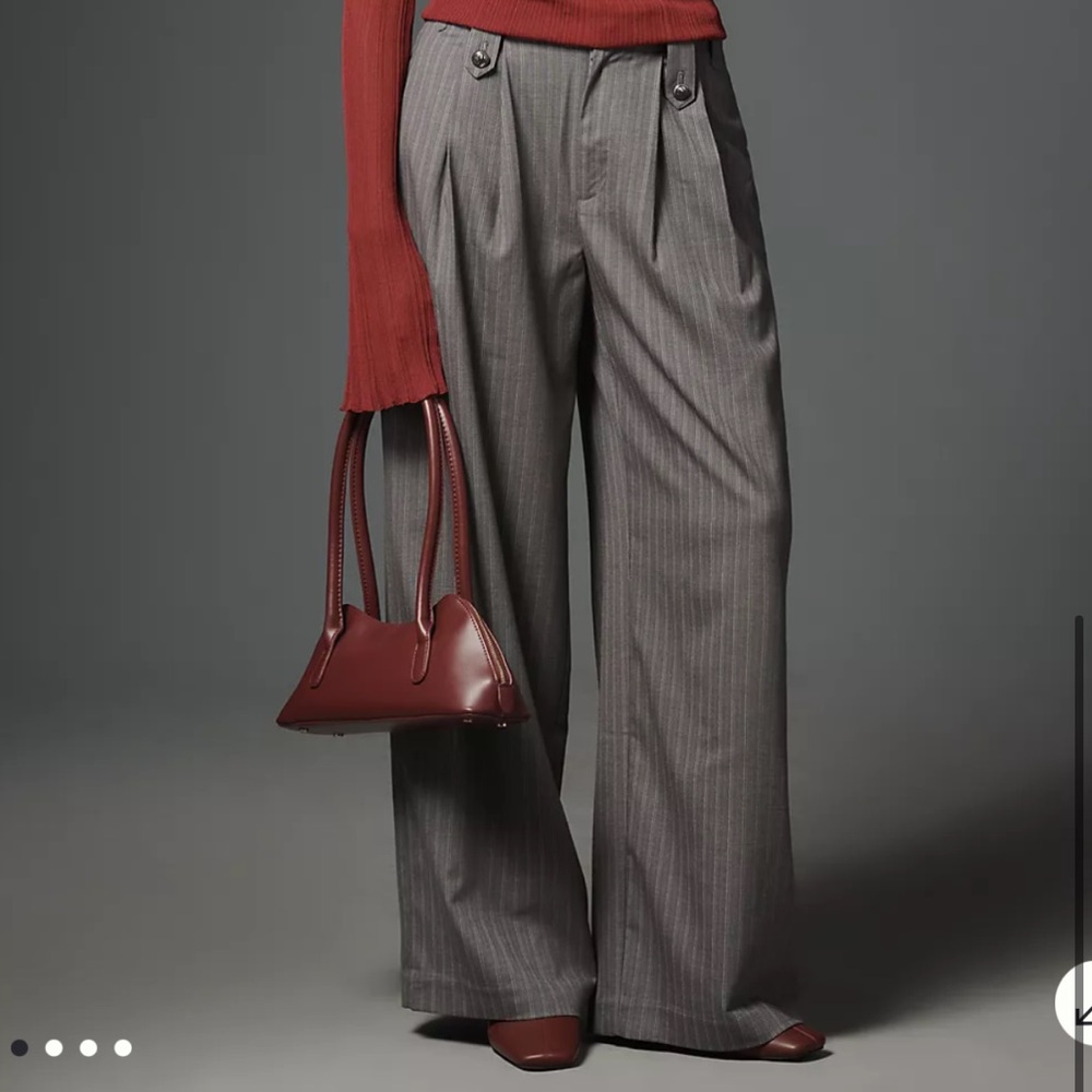 NWT ANTHRO PINSTRIPE TROUSER
